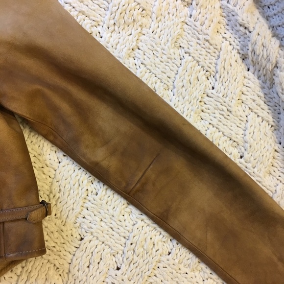 Ralph Lauren Blue Label Ombré Leather Jacket - Picture 6 of 7